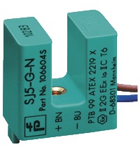 Pepperl&plus;Fuchs Inductive Proximity Plastic Slot Sensor; 5mm Slot Width; 8.2VDC; NC; NAMUR; 500mm Flying Leads